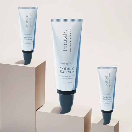 "Luxury French eye cream – Crème Contour des Yeux Éveil Sublime"

"Brightening and firming eye cream with Beautifeye®"

"Radiance Noire Awakening Eye Cream with Uplift & Smooth Wand"